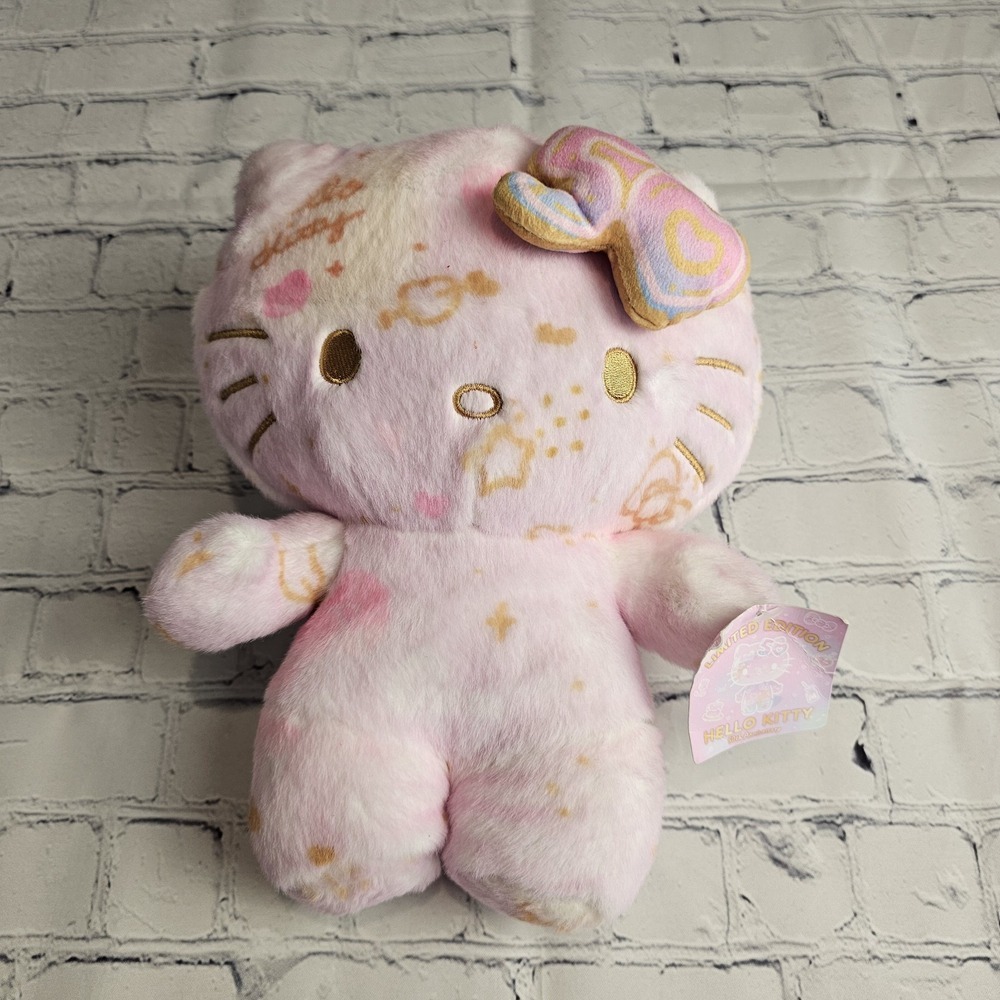 Hello Kitty 50th‎ Anniversary Limited Edition 10.5" Plushie Plush Pink New